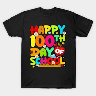 100th Day Of School Teachers  Boys Girls Students Kids T-Shirt